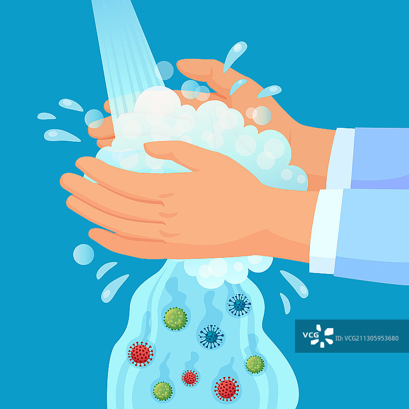 手部清洁卫生宣传图片素材