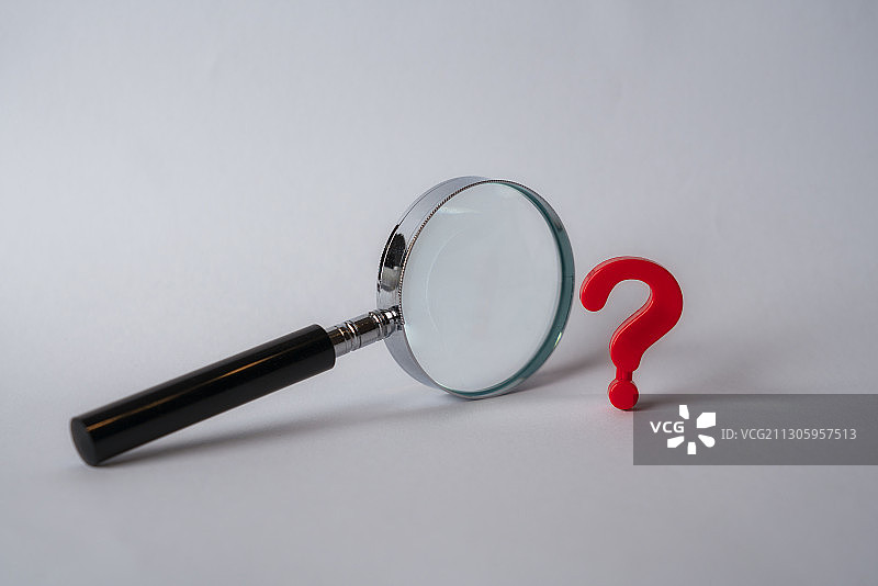 放大镜查找问题图片素材