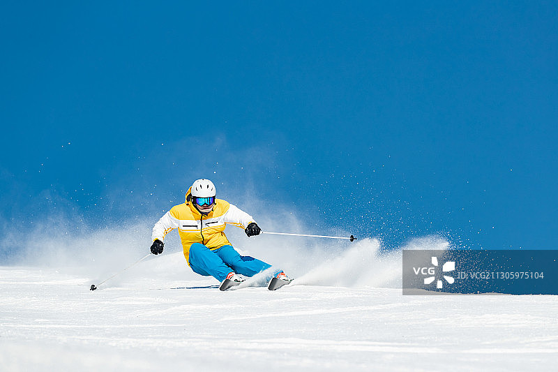 冰雪运动-滑雪图片素材