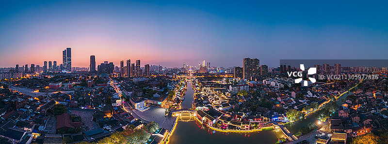 无锡南长街夜景全景图图片素材