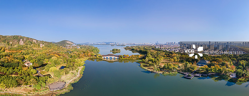 无锡长广溪蠡湖风光图片素材