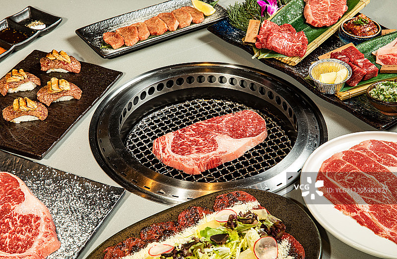 日式烤肉图片素材
