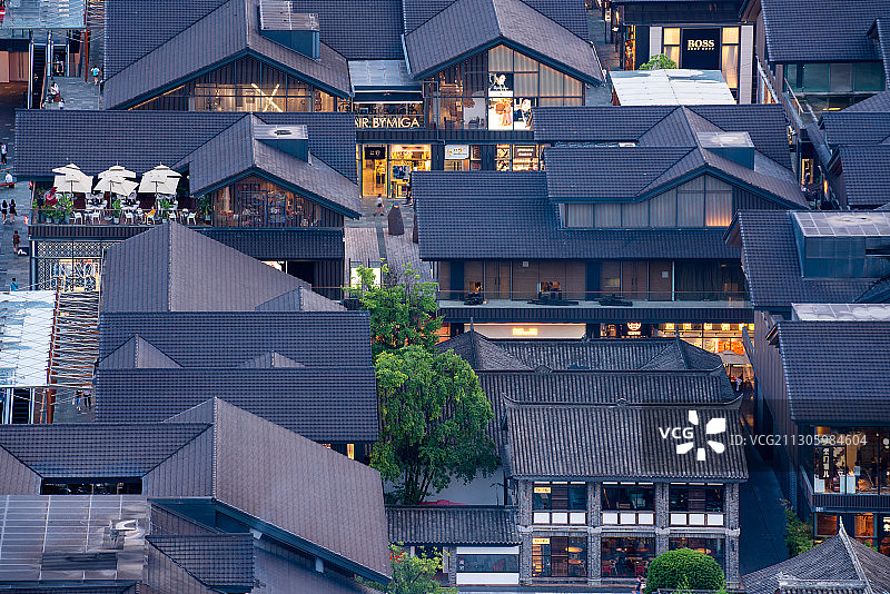 成都春熙路太古里图片素材