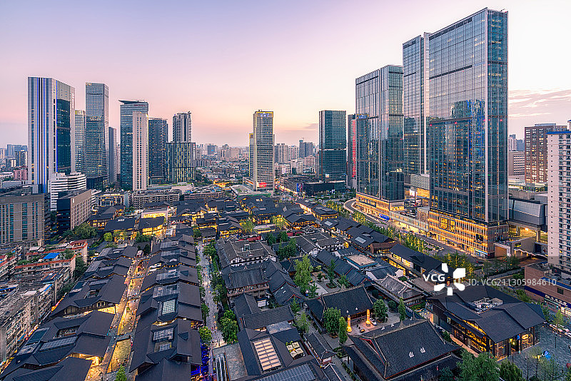 成都春熙路太古里图片素材