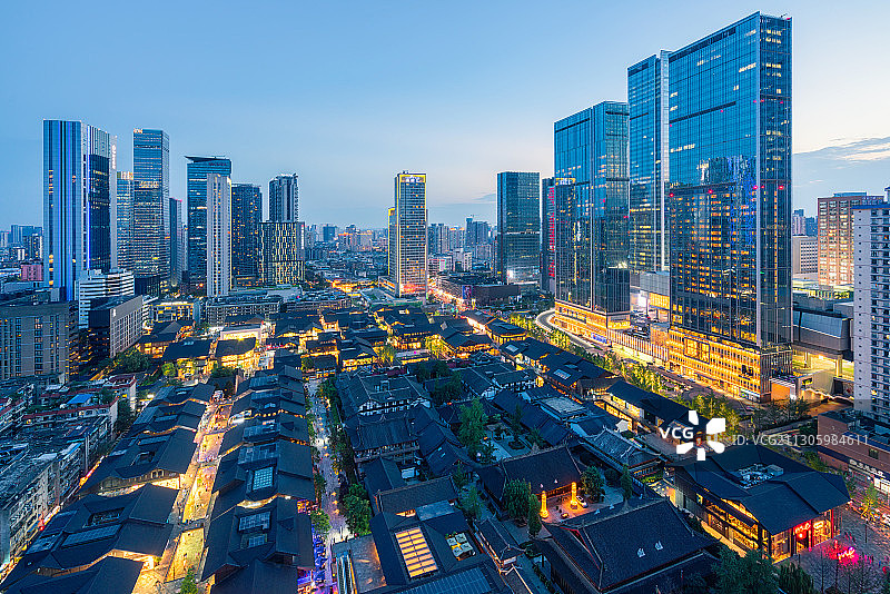 成都春熙路太古里图片素材