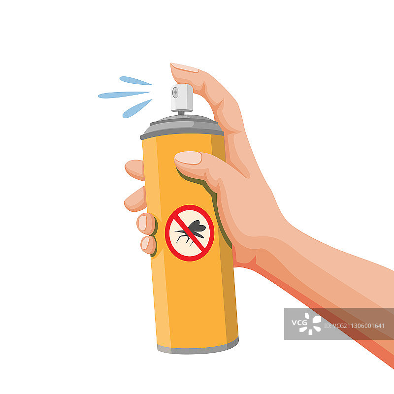 手持害虫防治喷雾驱蚊图片素材