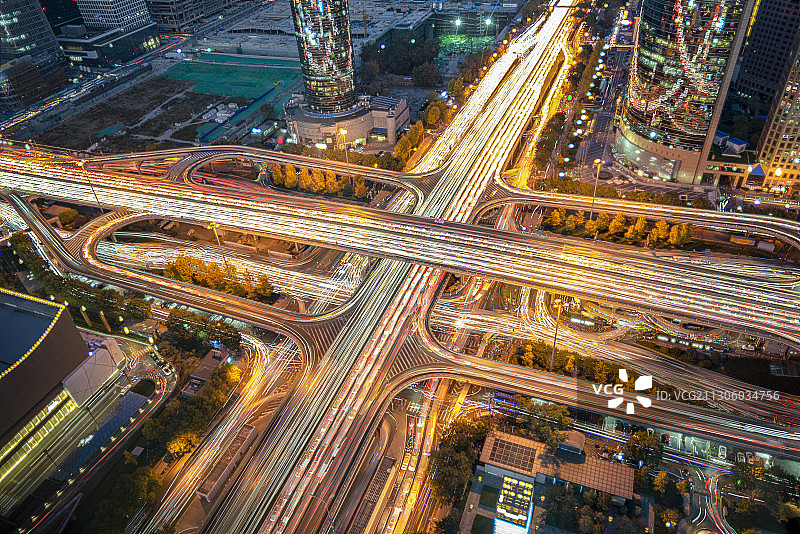 北京CBD金十字图片素材