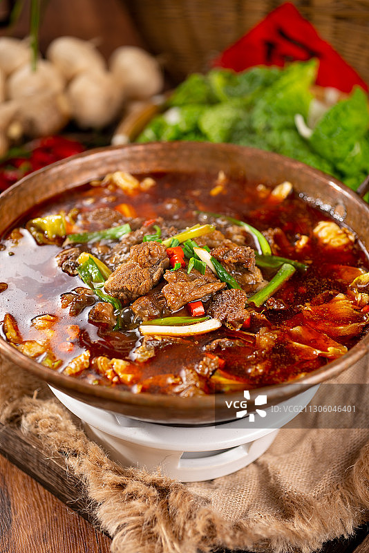 大别山砂锅黄牛肉图片素材