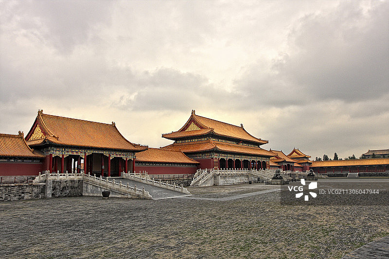 故宫里的太和门图片素材