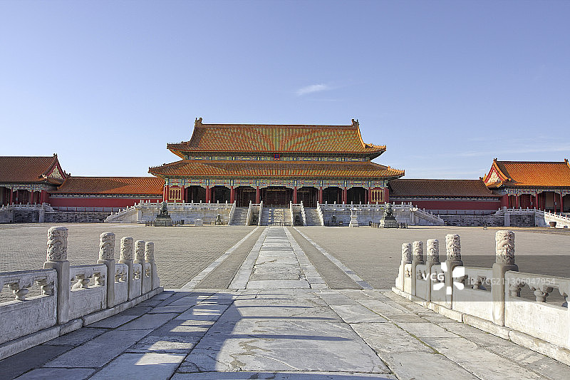 故宫里的太和门图片素材