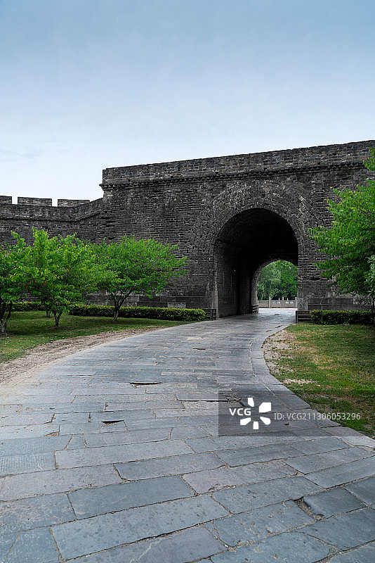 荆州古城墙图片素材