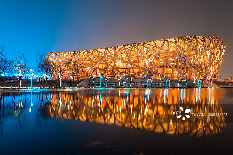 北京鸟巢国家体育场图片素材