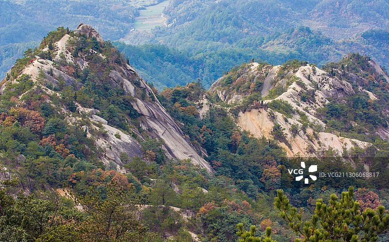 沙脊秋色图片素材