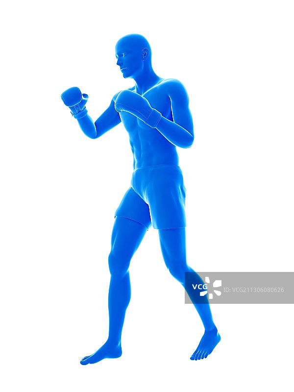 拳击手插画图片素材