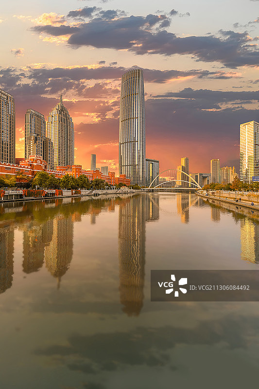 天津海河景观图片素材