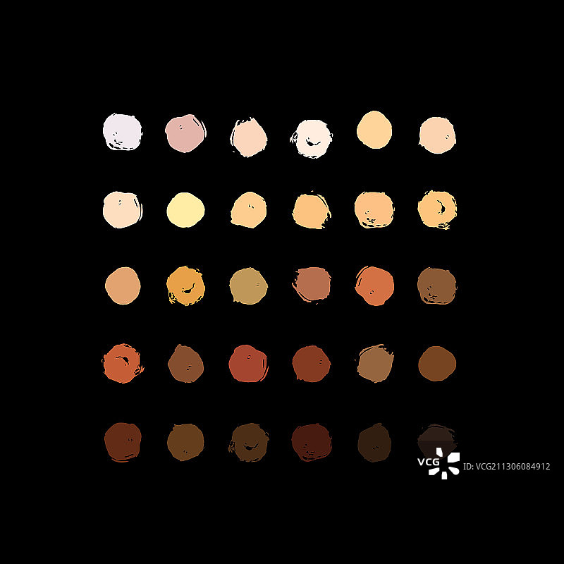 肤色调色板色样图片素材