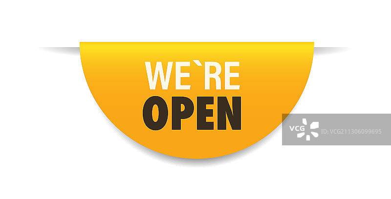 结束新冠隔离，重新营业贴纸图片素材