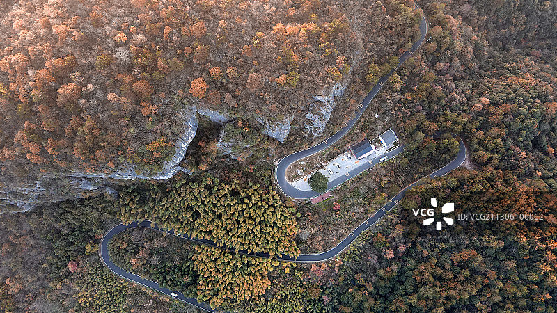 皖南川藏线 石壁山秋色图片素材