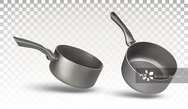 靠墙的厨房用具特写图片素材