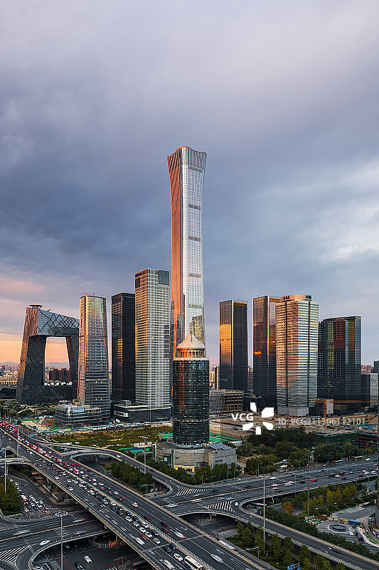 CBD国贸桥核心地带图片素材