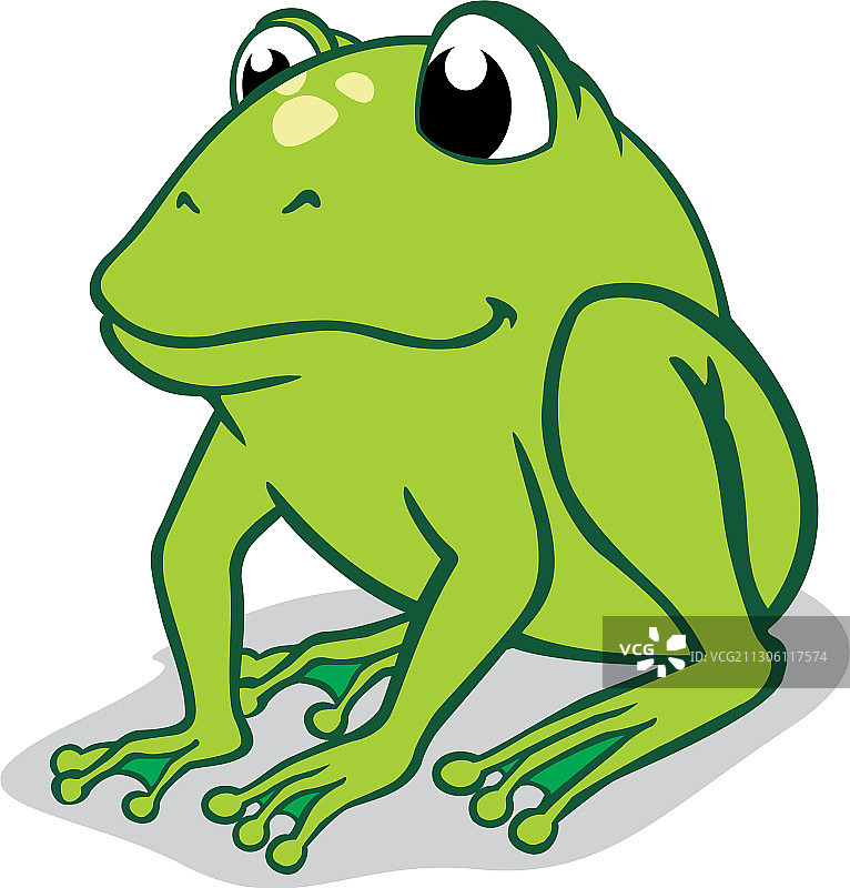 坐着的青蛙图片素材