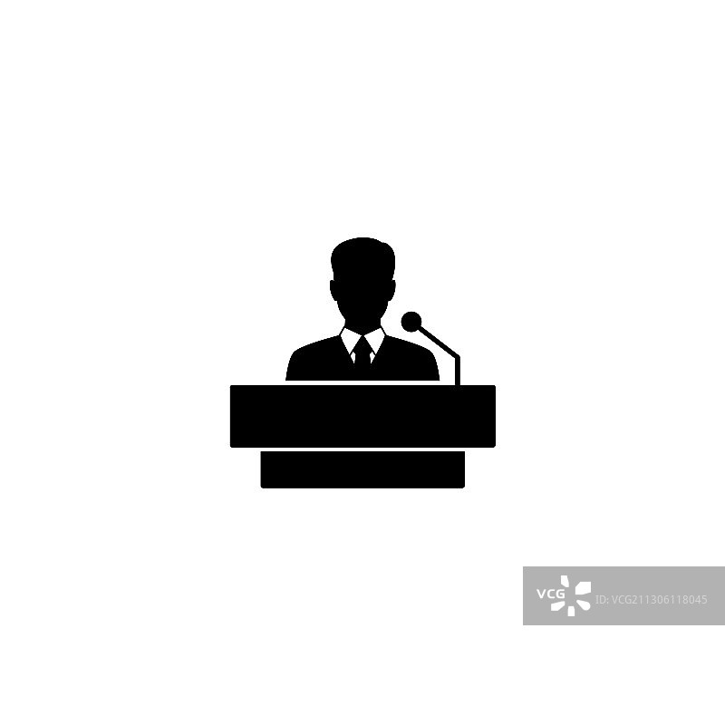 演讲者图标图片素材
