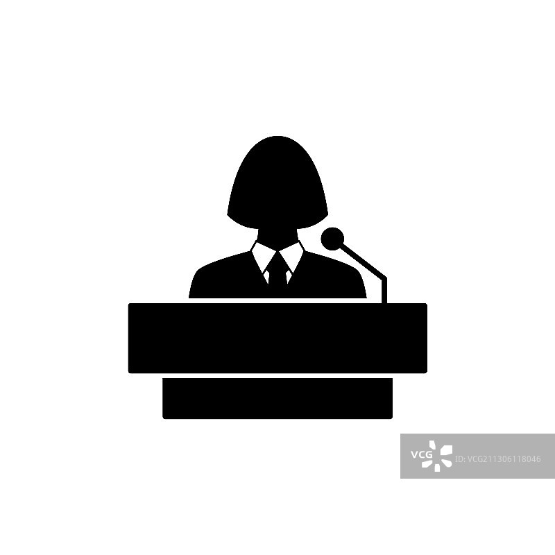 演讲者图标图片素材