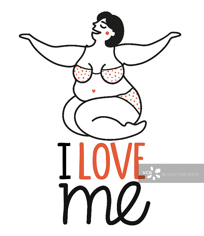 微笑泳装女子和字母文本图片素材