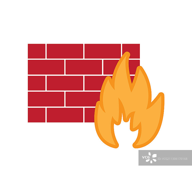 防火墙图标壁炉图标图片素材