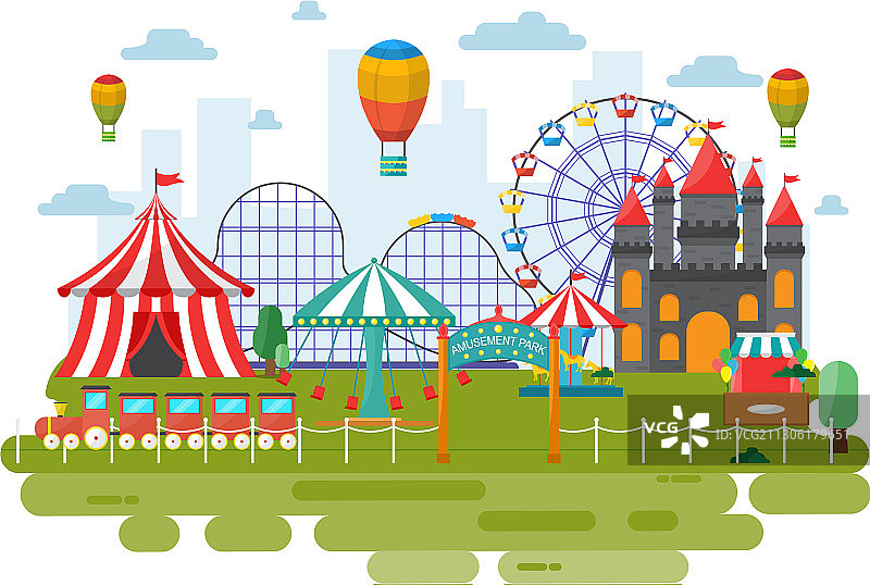 游乐园马戏团嘉年华节日集市图片素材