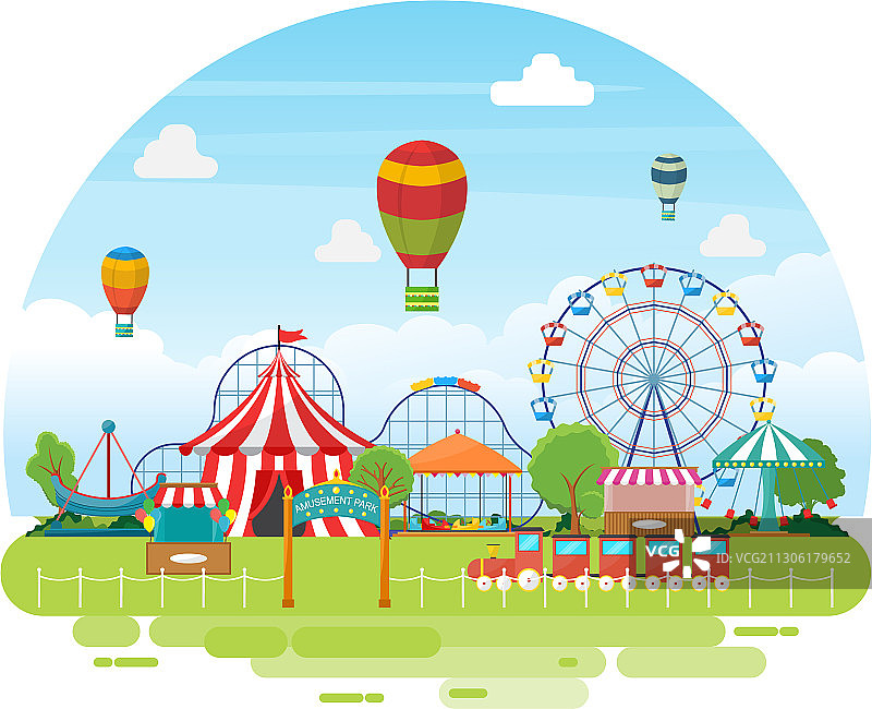 游乐园马戏团嘉年华节日集市图片素材