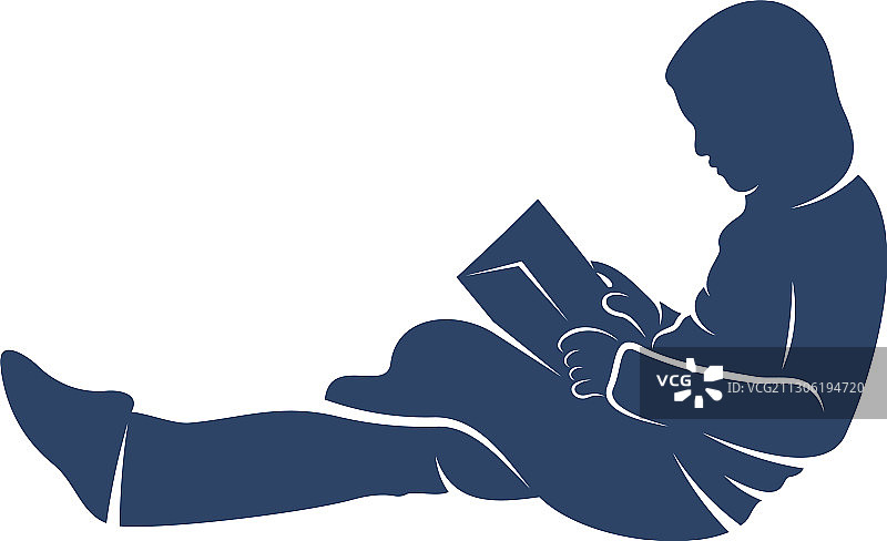 儿童阅读书籍梦想标志模板符号图片素材