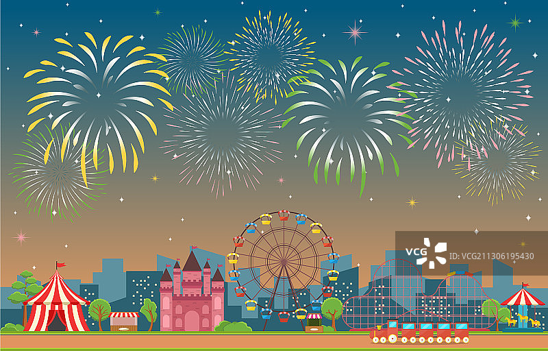 游乐园马戏团嘉年华节日集市图片素材