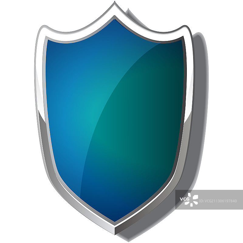 带反射的防护盾图片素材