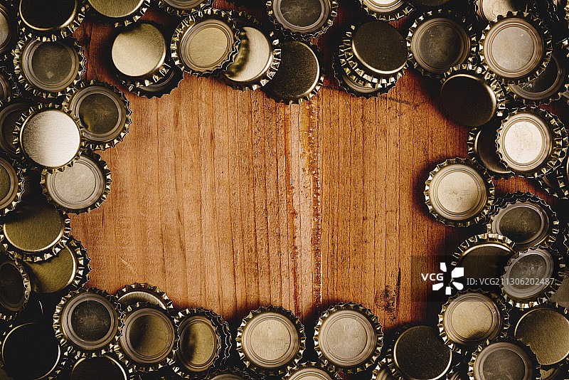 啤酒瓶盖顶部图片素材