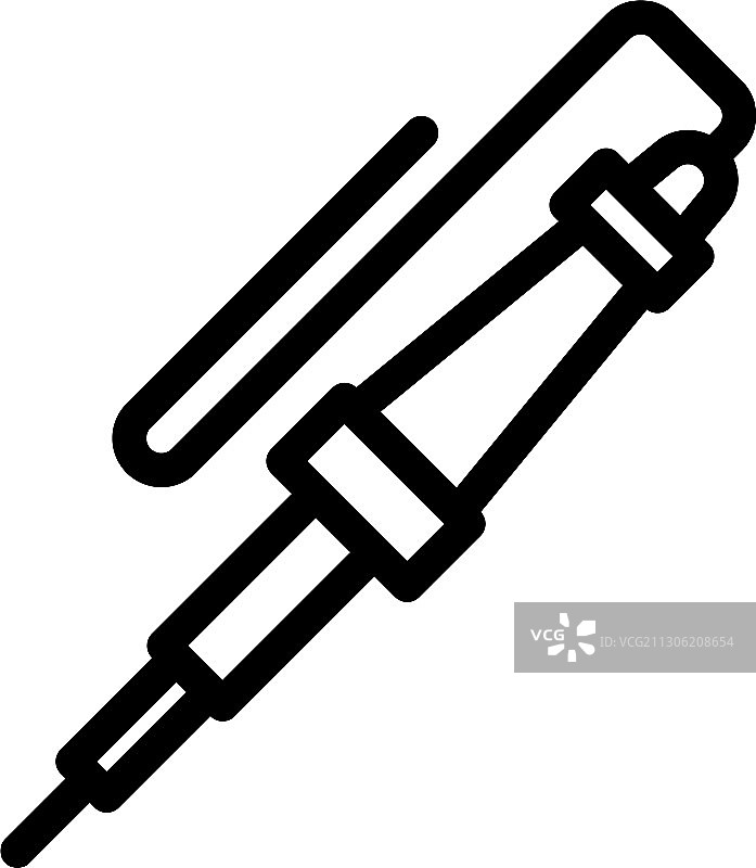 焊接收音机轮廓图标图片素材