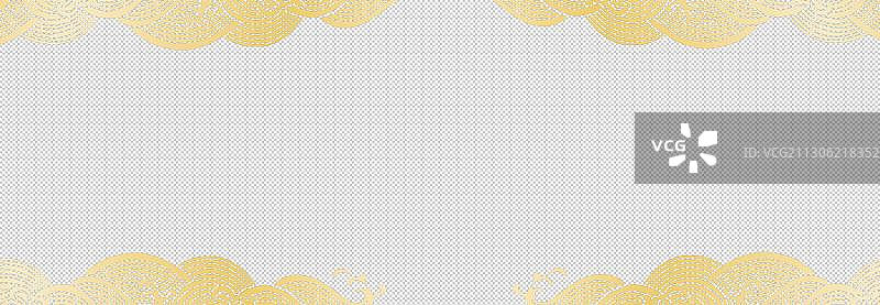 复古的金色边框图片素材