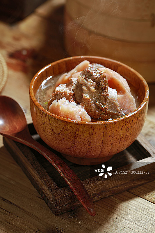 排骨藕汤图片素材