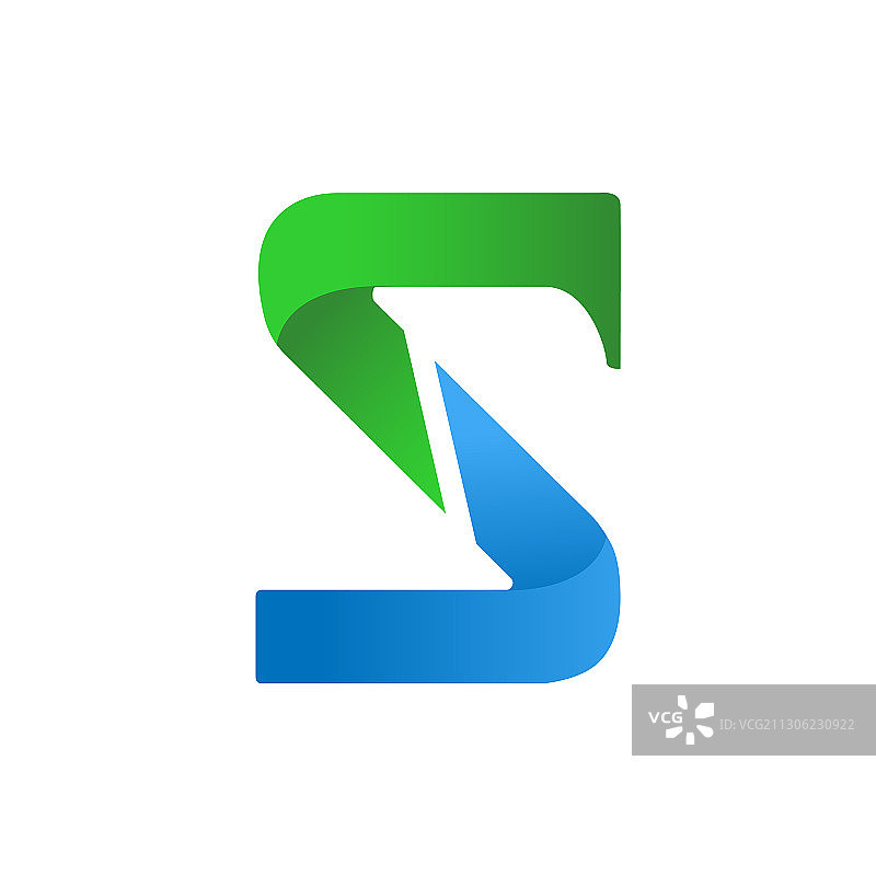 字母S排版标志设计图片素材