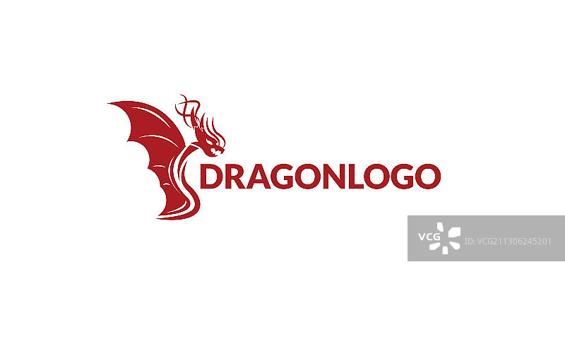 公司logo用龙头罐装龙标志图片素材