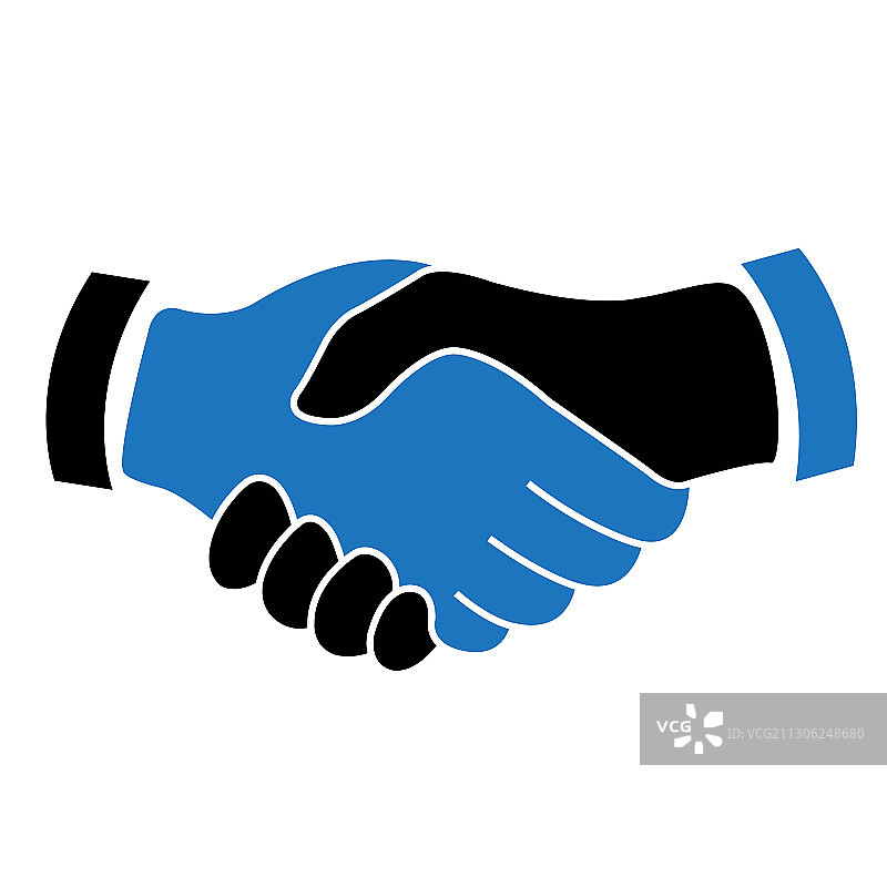 握手图标商业协议图片素材