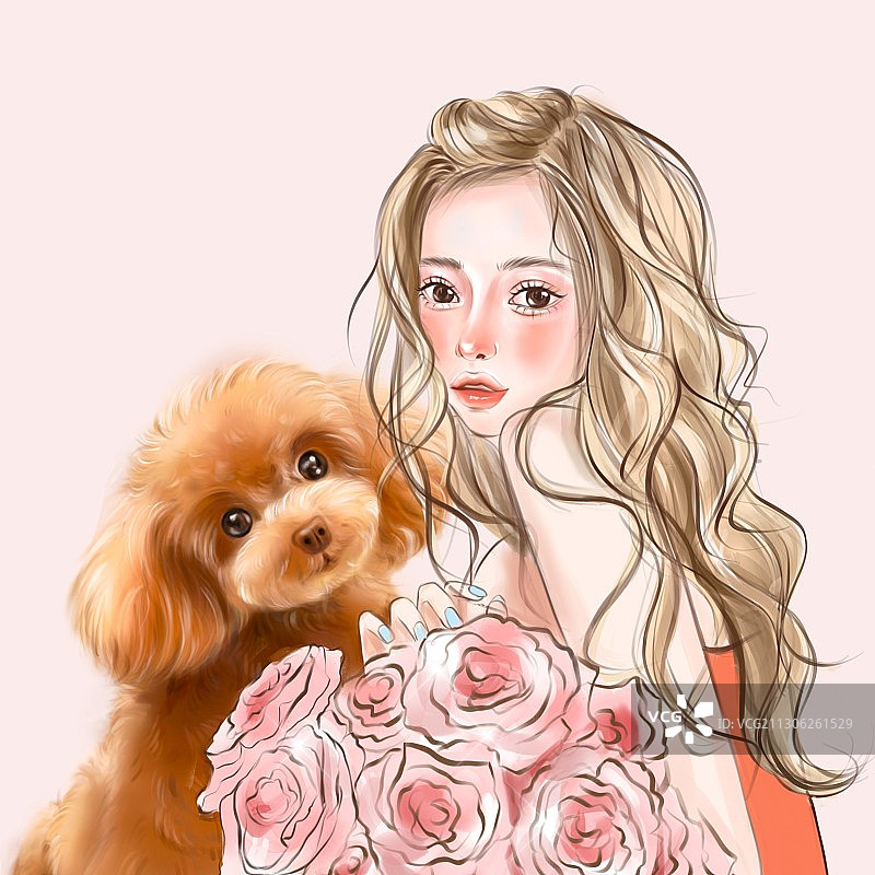 时尚插画图片素材