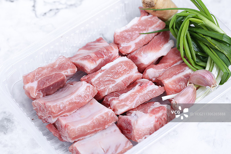 家常菜红烧排骨食材图片素材