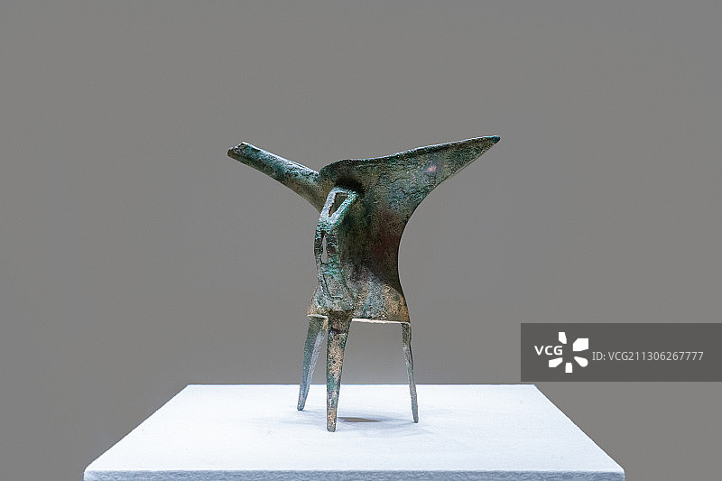 中国国家博物馆文物 青铜爵图片素材