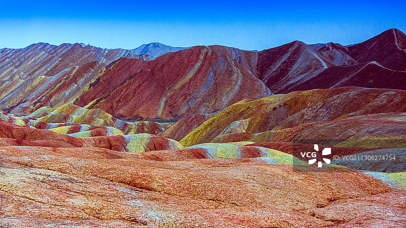 张掖丹霞地质公园图片素材