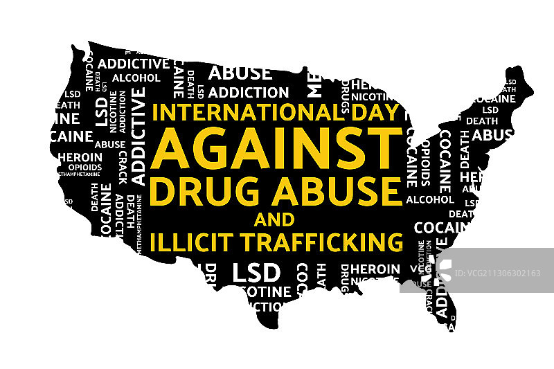 国际禁毒日宣传图片素材