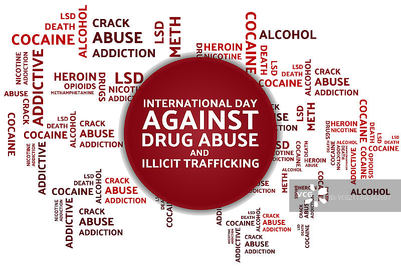 国际禁毒日宣传图片素材