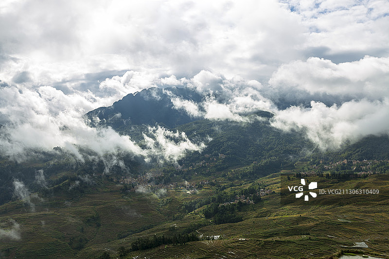 元阳老鹰嘴梯田壮丽景色图片素材