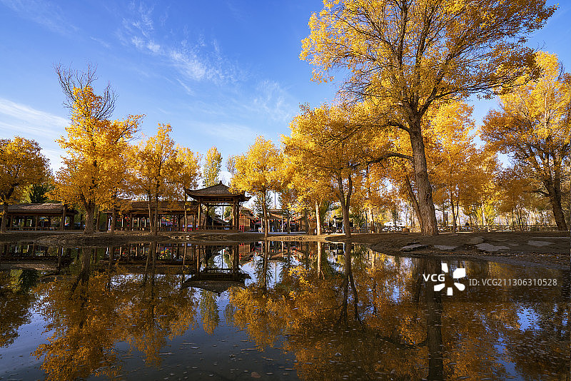 水天一色图片素材