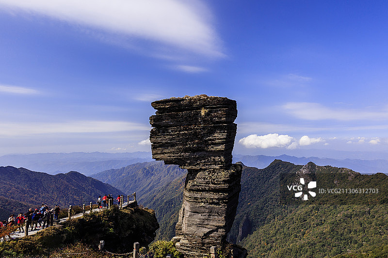 梵净山蘑菇石图片素材